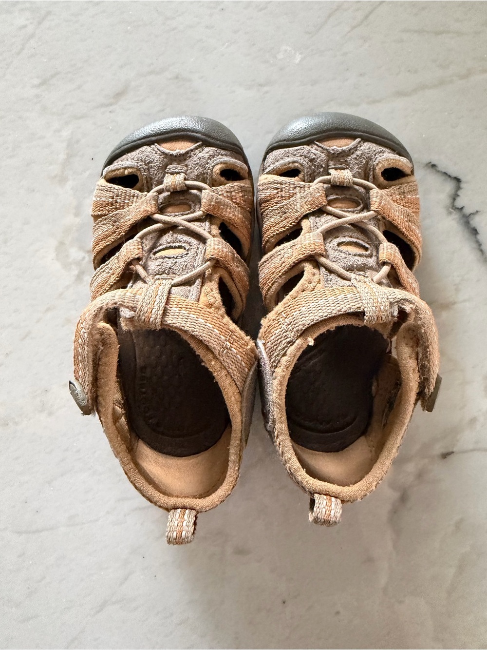 Keen Kids Tan Closed-Toe Adventure Sandals
